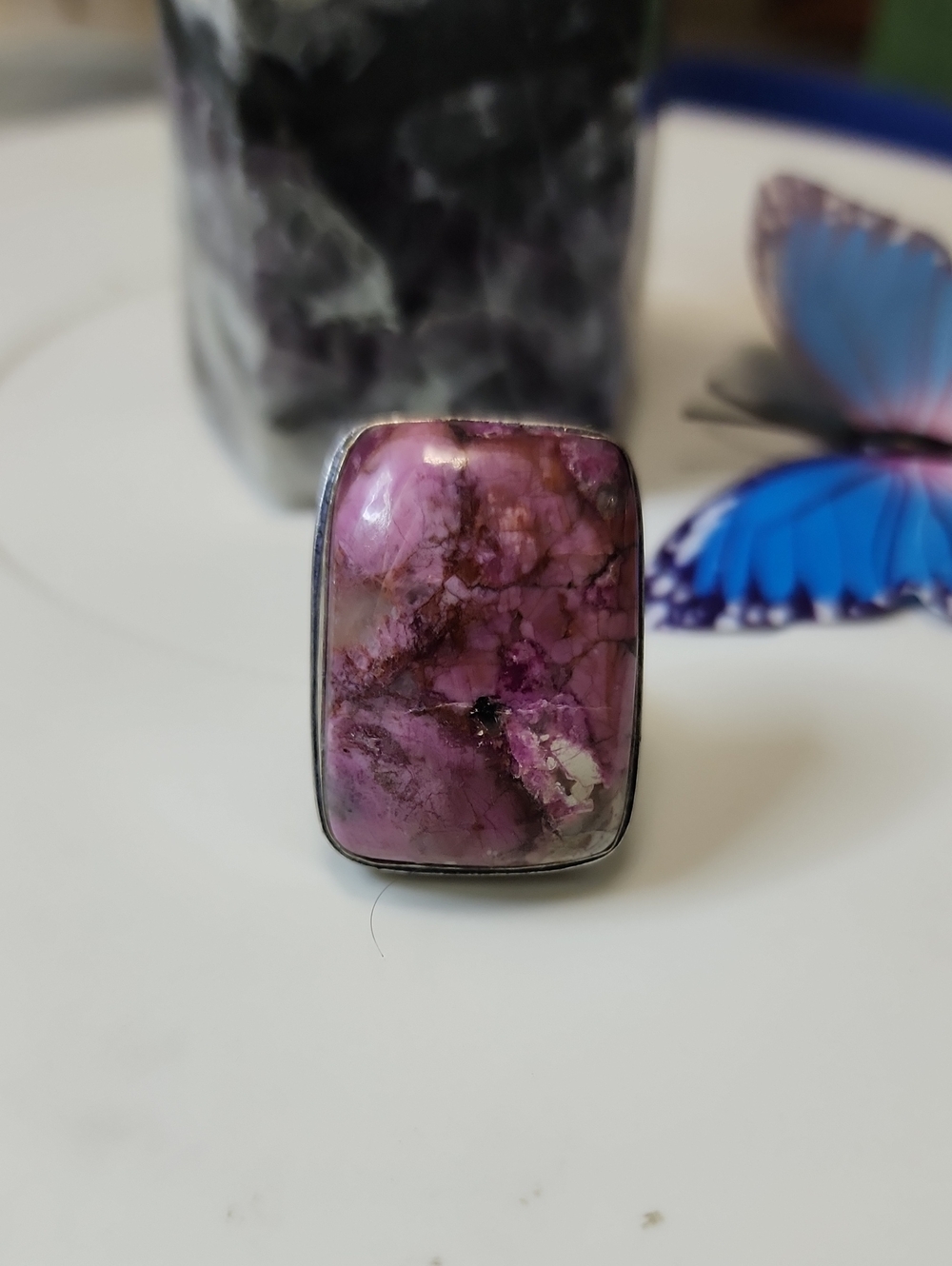 Purple Stone Statement Ring - Women Jewelry